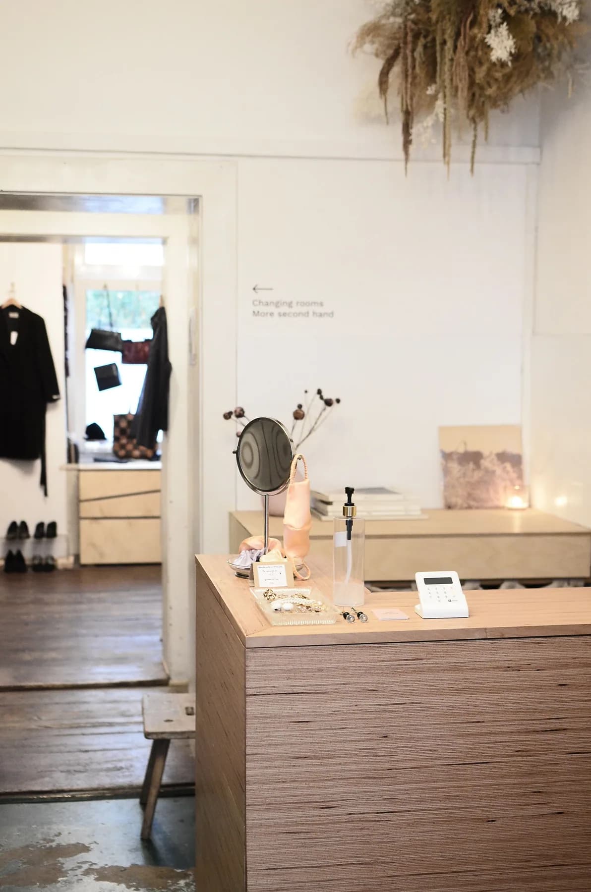 Intérieur de boutique, exemple visuel de story