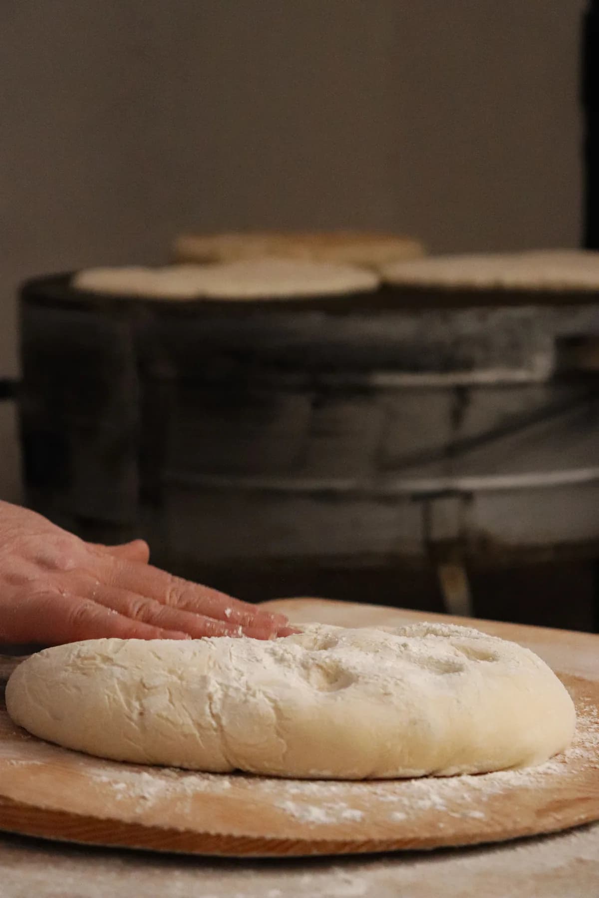 Préparation de pâte utilisée comme couverture Reel démonstrative